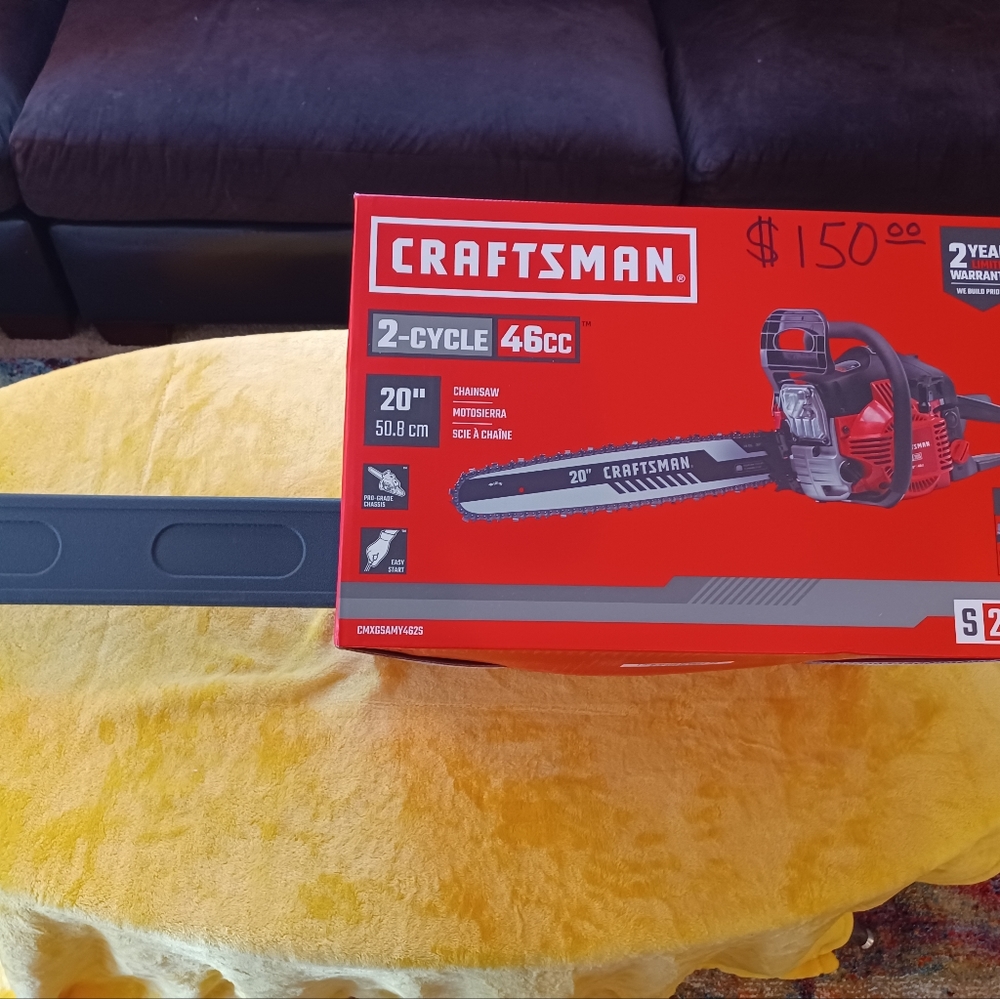 20" 2 cycle Craftsman Chainsaw